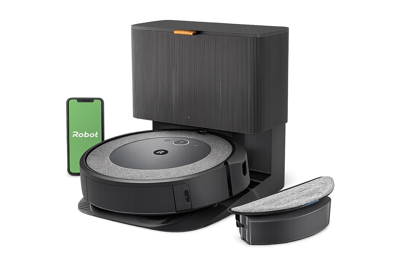 Robô aspirador iRobot Roomba i5 limpando ambiente residencial com eficiência